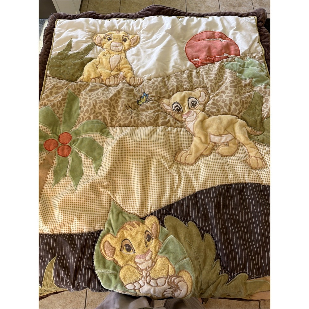 Disney Baby Lion King Crib Bedding Comforter Bed Skirt Nursery Infant Blanket